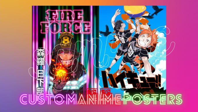 Create custom made anime ready print posters with procreate by Mikaching |  Fiverr