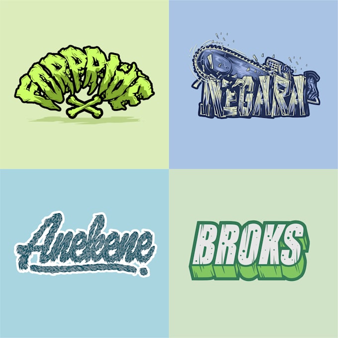 create professional typography logo