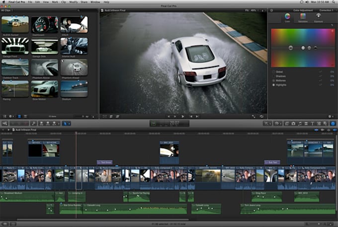 do professional video Editing