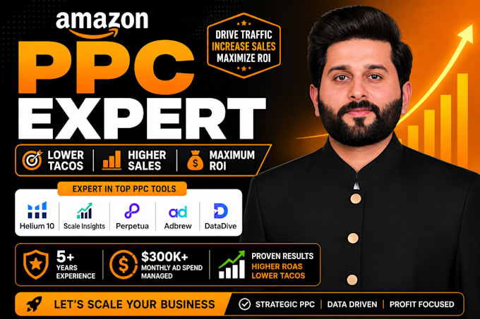 manage and setup high converting amazon PPC campaign, amazon ads