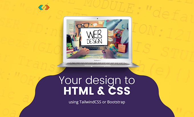 Convert any design to responsive html css using tailwindcss by Zipposu ...