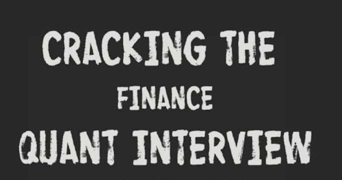 do mock interviews for quant roles in finance