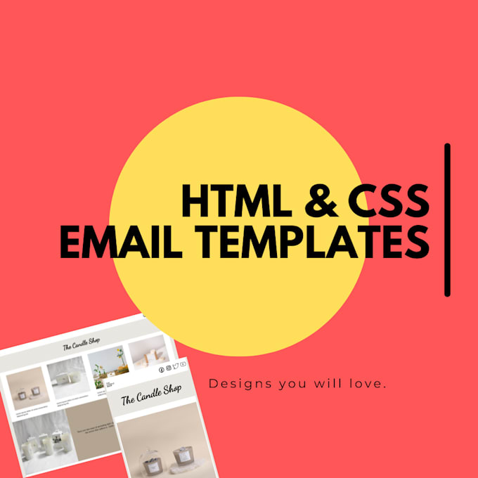 Design an html email template or newsletter by Danielakoto_dev | Fiverr