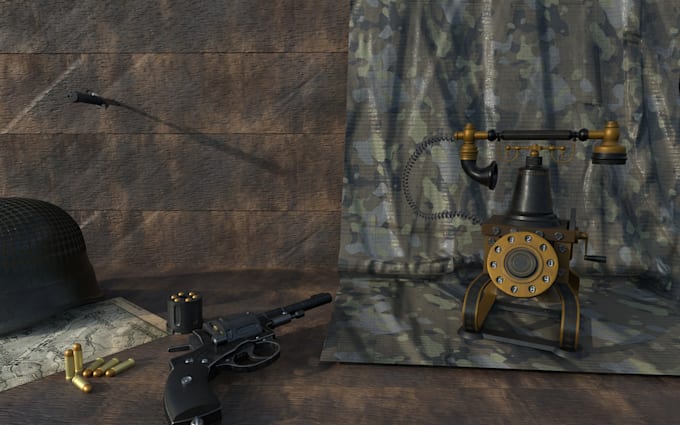 game ready props for videogame, render or 3dprint