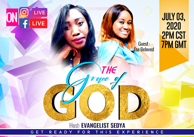 design church flyer, poster, social media post