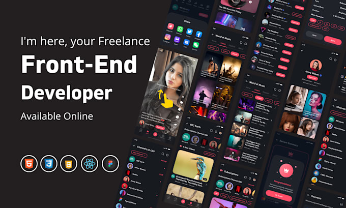 Be your favorite front end developer and do crazy ui design by Rajjyaj ...