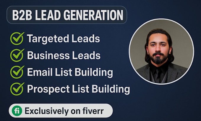 do b2b lead generation, linkedin leads and email list building