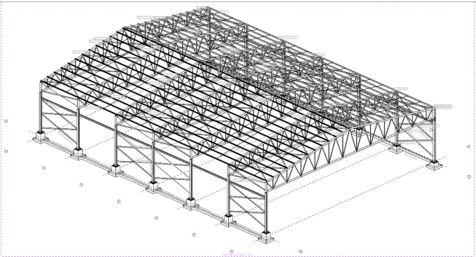 Do steel structural model and analysis by Cberkumay | Fiverr