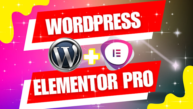 design wordpress website with elementor pro, ecommerce website with woocommerce