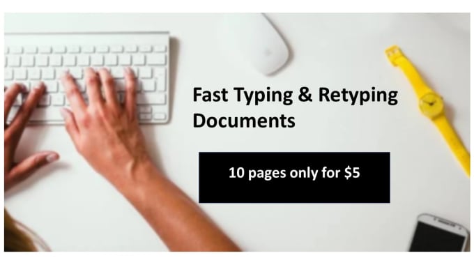 Do Fast Typing And Retyping The Scanned Documents By Dkminds Fiverr 6267