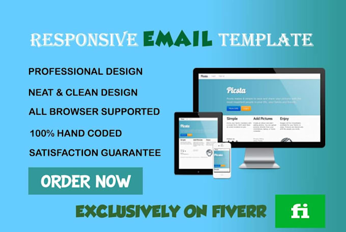 Design a professional hand coded html email template by Shuvo77000 | Fiverr