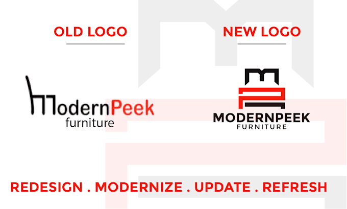 redesign, update, modify and revamp your logo for a fresh and modern look