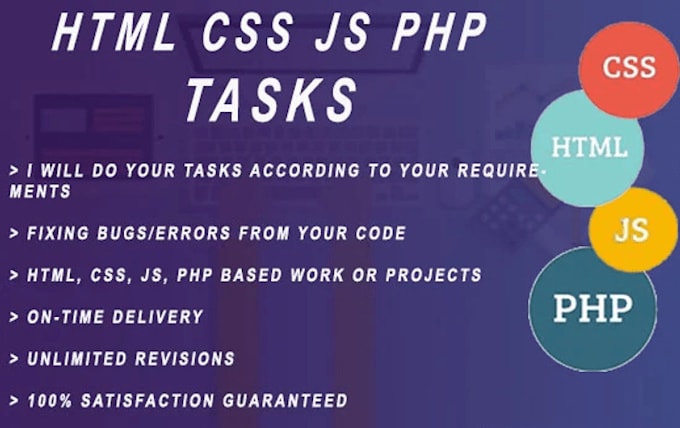 Create html css , boostrap js projects by Alirazaraza668 | Fiverr