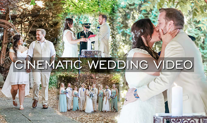 cinematic wedding video editing, highlights, teaser