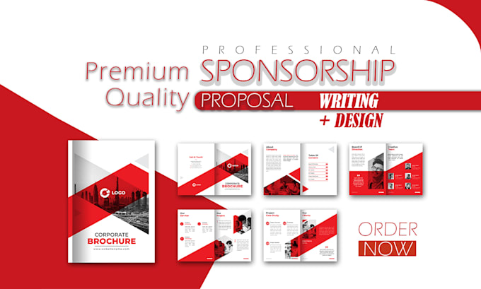 do sponsorship proposal or sponsorship letter, fundraising, packages, design