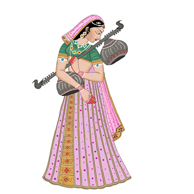 create mughal motif design