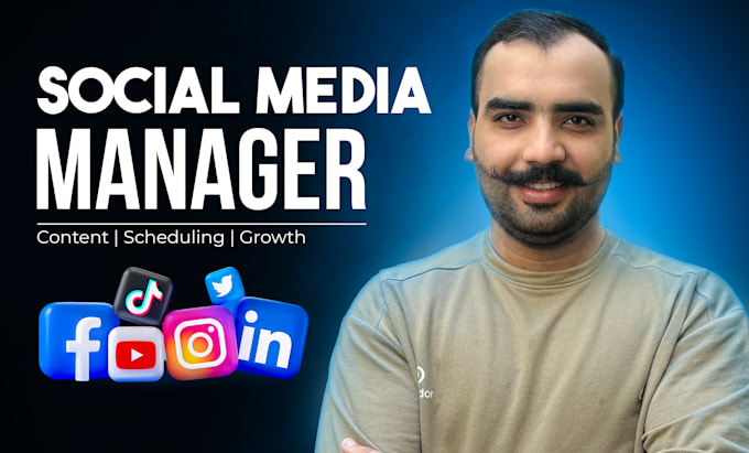 be your social media marketing manager