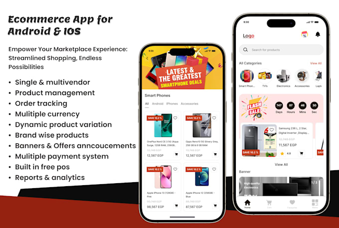 build professional ecommerce app for your online store