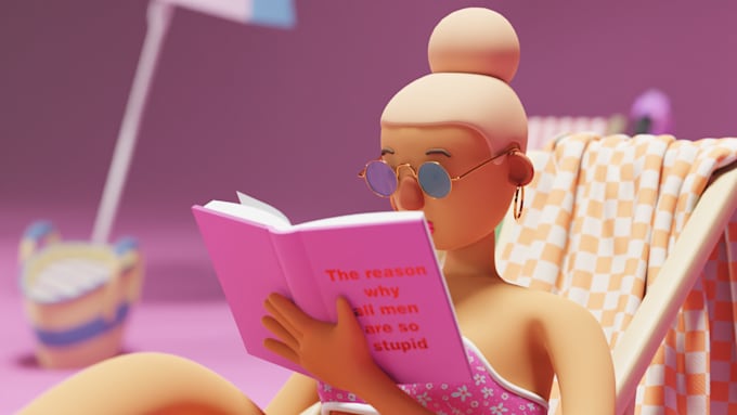 make 3d animated video with characters, explainer video
