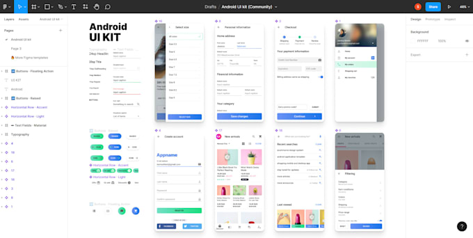 Convert figma design into android application by Bash09 | Fiverr