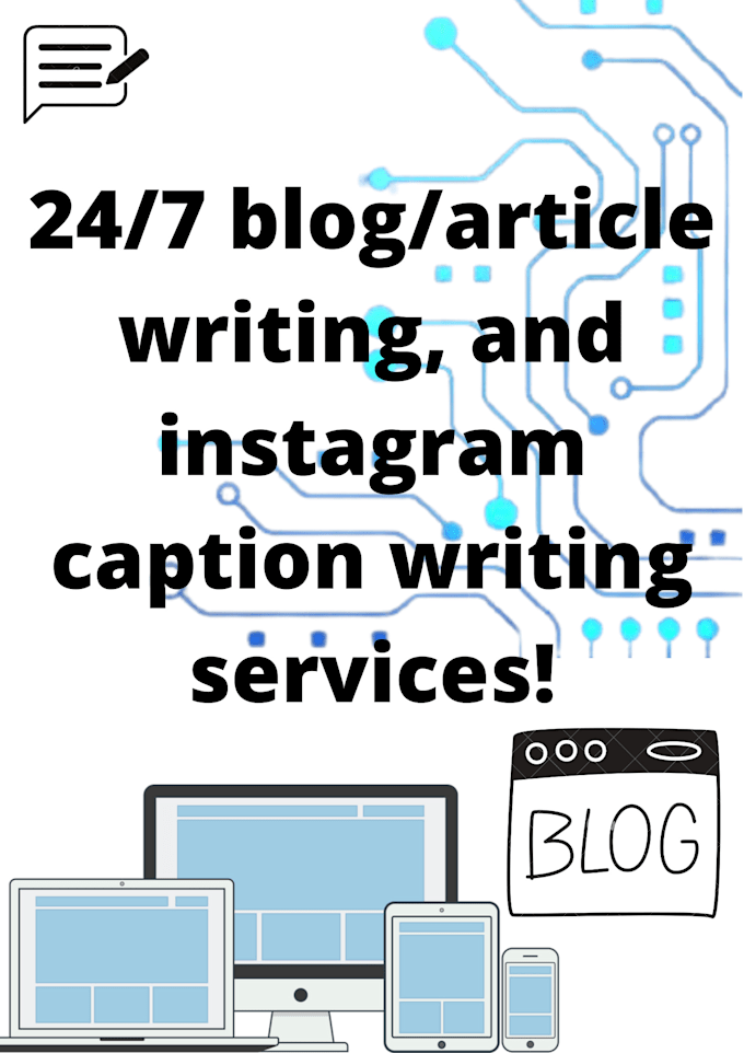 write catchy blogs, articles and instagram captions