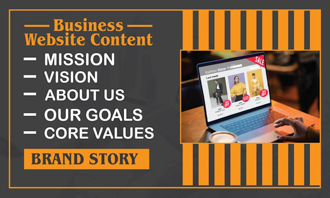 write a powerful mission and vision, ,core values,  and brand story in 24hours