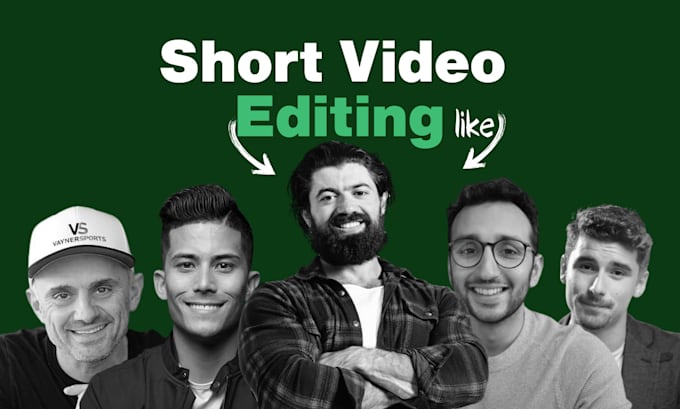 edit instagram reels, tiktok videos, youtube shorts and facebook ads video