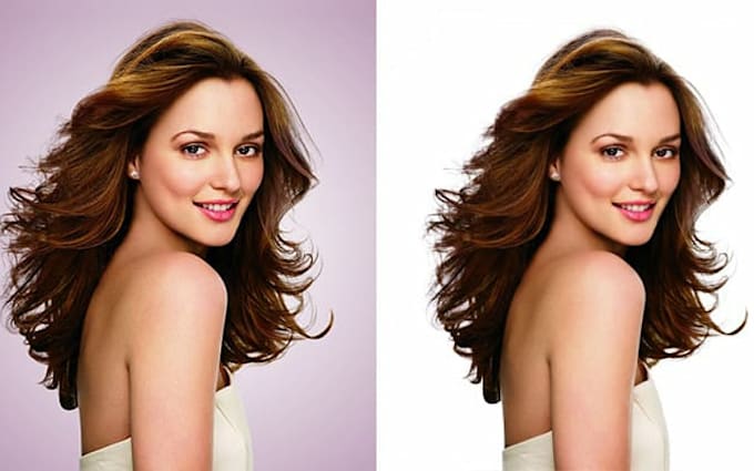 photo editing background removal, white or transparent