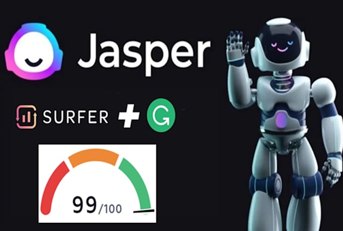 write surfer SEO optimized article or blog post with jasper ai