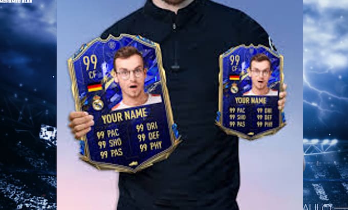 make for you a fifa card with your own stats