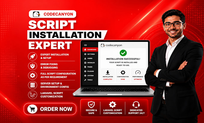 install and customize any codecanyon PHP laravel script