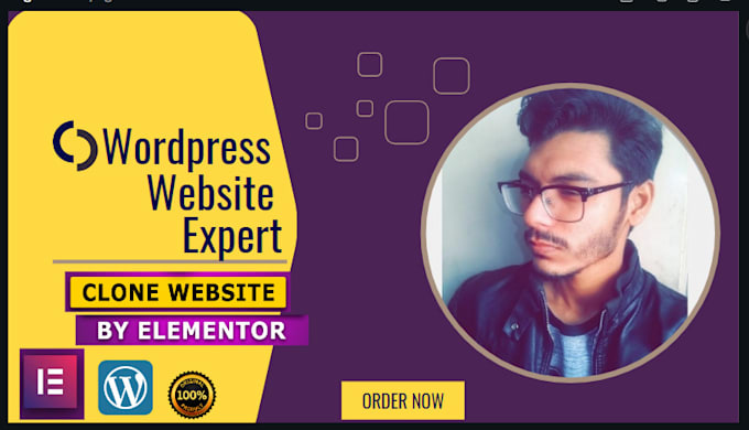 convert clone any website into elementor template to wordpress website