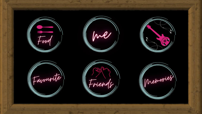 customize beautiful instagram highlight icons