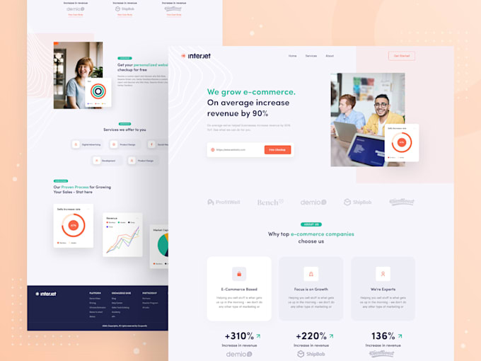 Develop creative website design using html,css, php by Webdev425 | Fiverr