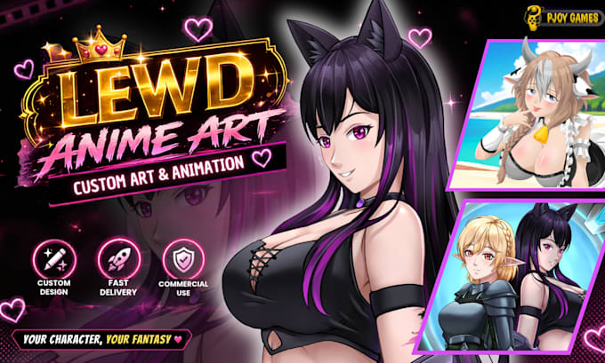 draw anime nsfw illustration, lewd scene, and furry nsfw art
