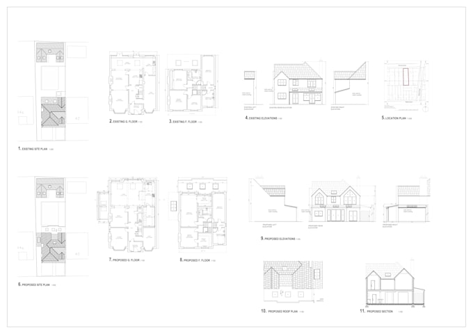 create detailed 2d drawing and facade designs
