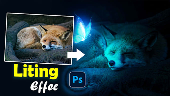 do photo manipulation lighting effect photo day to dusk