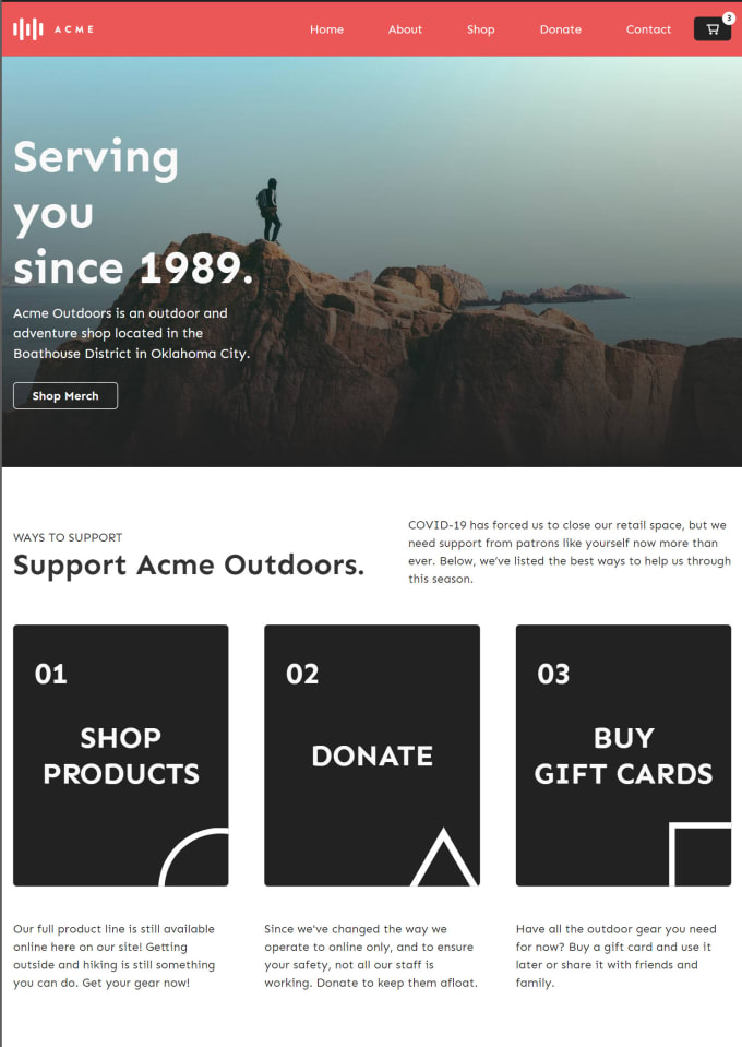 Design a webpage per your request by Justinmclain | Fiverr