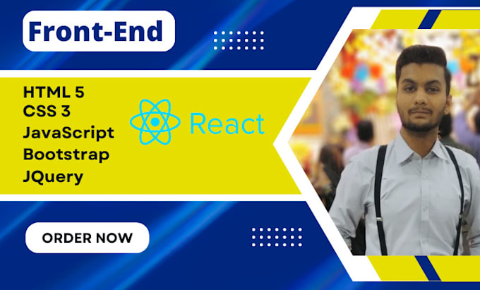 Be your front end developer, html, css, javascript by Tayyabkhan902 ...