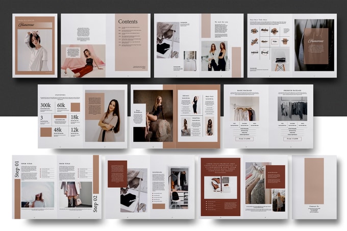 Design professional epk, influencer media kit by Oorracle | Fiverr