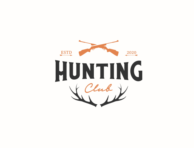 Design awesome hunting logo with unlimited revision in 12 hours by ...