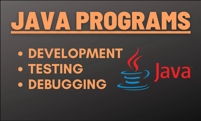 Do java, java swing, java web, javafx and java programming for you by ...