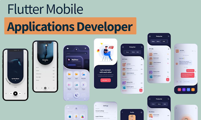 develop and design flutter apps