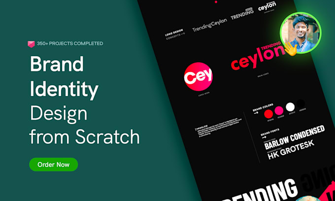 design a professional brand identity design from scratch