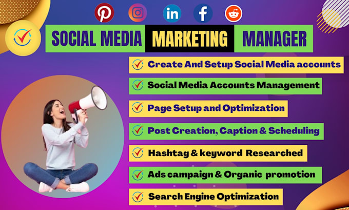 be your professional social media marketing manager