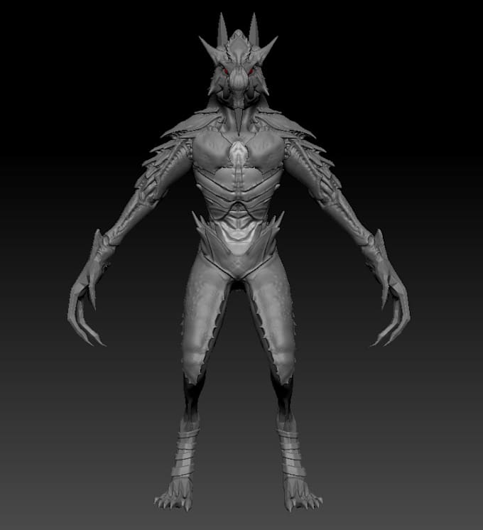 3d model sculpture or any what you want zbrush