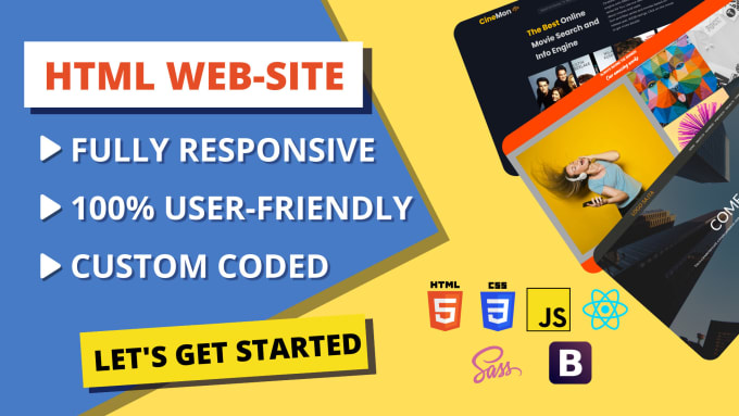 Develop custom website using html, css, javascript by S_bozilovic95 ...