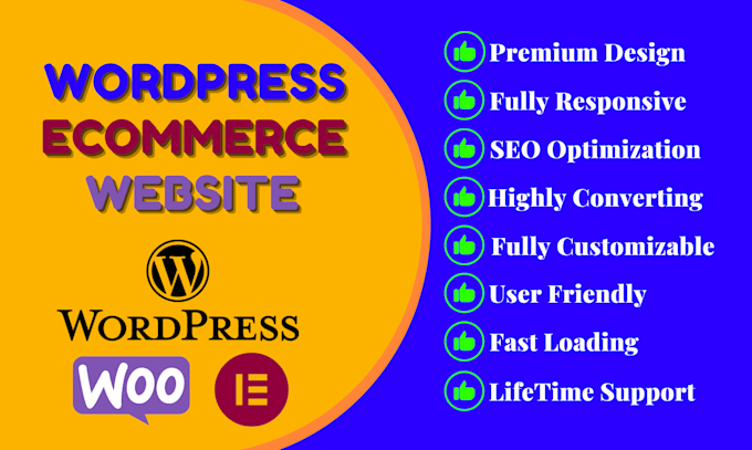 build wordpress ecommerce store and shop with woocommerce