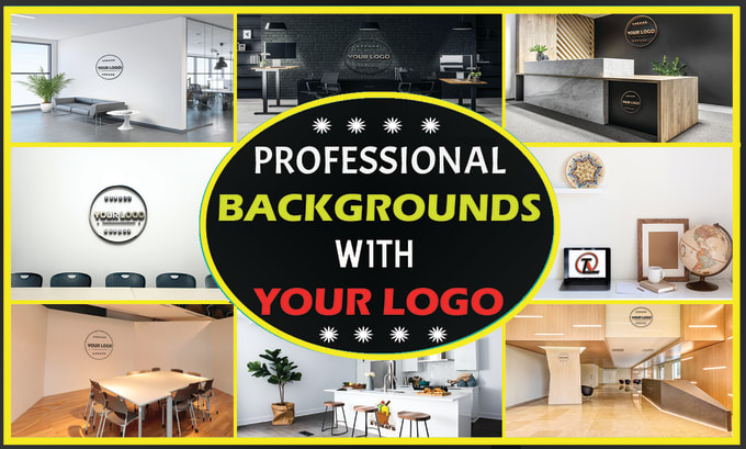 Design custom zoom and google meet virtual background with your logo by ...