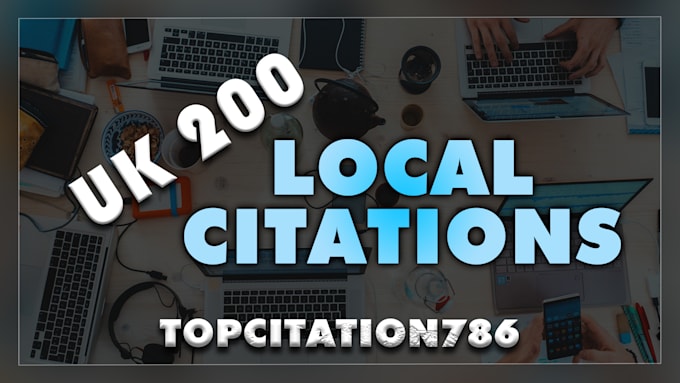 create 200 UK local citation listings for local SEO